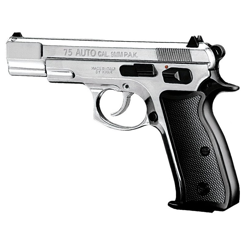 pistolet auto 75 c9mm chrome